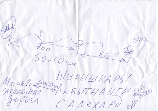Grateful thanks to the Mayor of Shuryshkary for this map